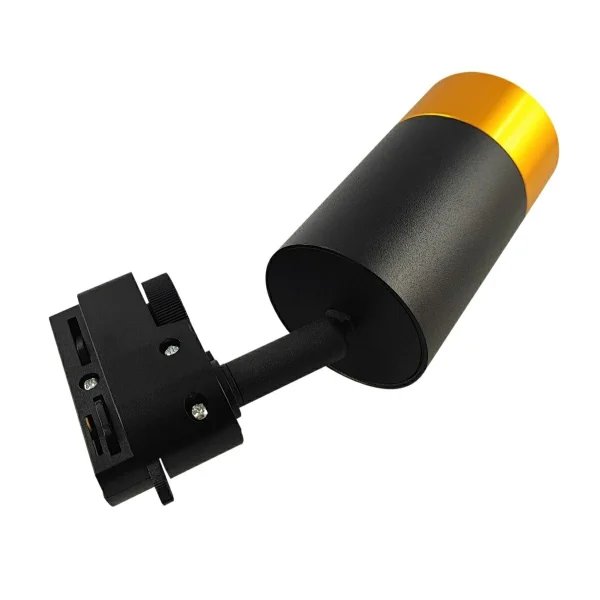 Reflektor szynowy 1-fazowy King GU10 czarno-złoty